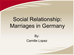 Marriages in Germany