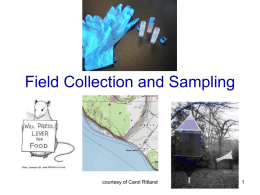 Field collection and storage