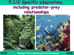 5.1 2 Specific adaptations in plants and animals - science