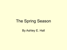The Spring Season