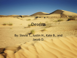 Deserts[1]