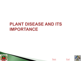 1.Plant disease and its importance