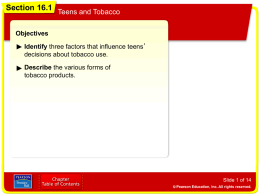 Presentation Tobaco 1