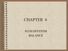 chapter 6 - ecosystem balance