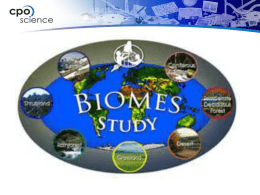 Biomes Introduction PPT