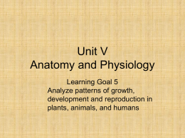 Unit V Anatomy and Physiology