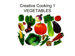 Creative Cooking 1