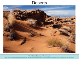 Deserts - yr8geography