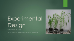 Experimental Design with plantsx