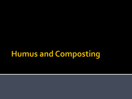 Humus and Composting