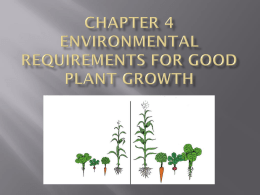 Ch 4 Power Point Environmental Requirements pp_