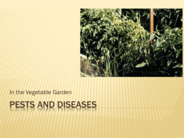 Pests and diseases - Wilson County Master Gardener Association