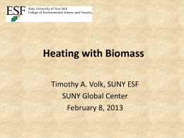 Heating with Biomass