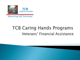TCB Caring Hands Programs