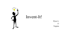 Invent-It! - Challenges