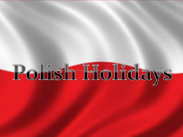 Polish Holidays