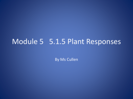 student version module 5 5.1.5 plant responses