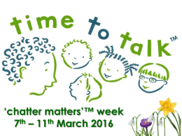 chatter matters week mini PowerPoint 2016