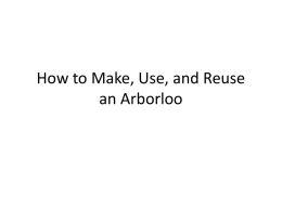 How to Make, Use, and Reuse an Arborloo