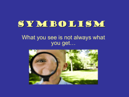 Symbolism - Madison County Schools