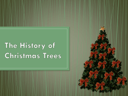 The history of Christmas Trees