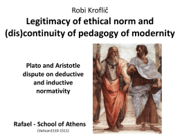 continuity of pedagogy of modernity