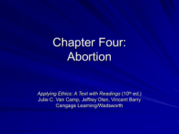 Chapter Four: Abortion