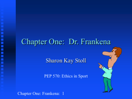 Frankena, Chapter 1