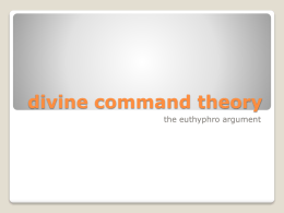 divine command theory