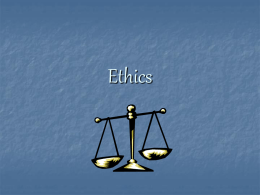 Ethics and Argumentation - www.micheleweber.homestead.com