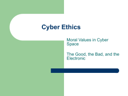 Cyber Ethics - Personal Pages
