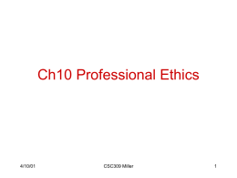 Ch10 Professional Ethics