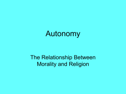 Autonomy - Meldrum Academy