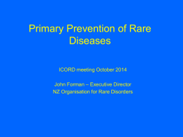 Patient Priorities in Primary Prevention, Diagnosis and