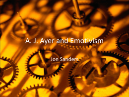 Jon`s powerpoint on AJ Ayer