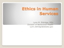 Ethics-Power-Point - Anchorage Annual School