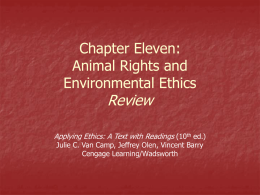 Animal Rights - Cengage Learning