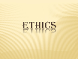Ethics - aquireligion