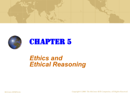 Ethics, Government, & Law Chapter