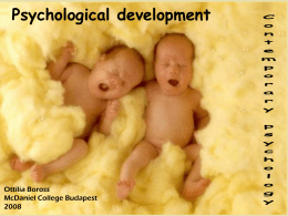 Psychological development