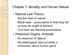 Chapter 5: Kant`s Moral Theory