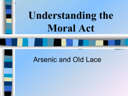 I - Moral Act