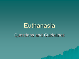 S.2: Euthanasia