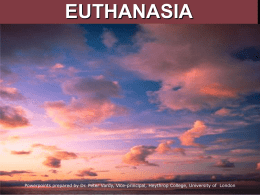 PeterVardy Euthanasia