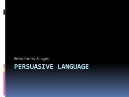 Persuasive Language - Moore Public Schools