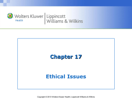 Ethical Issues Question