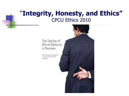 CPCU Nebraska 2010 Ethics