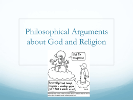 Philosophical Arguments about God