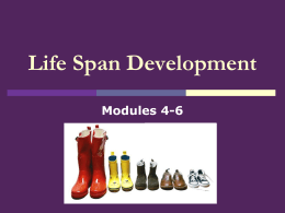 Life Span Development – Main Ideas Notes