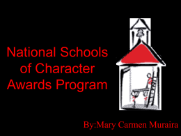 National Schools of Character Awards Program